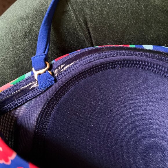 Boden Paros Bandeau Swimsuit, size US 4 - Picture 7 of 8